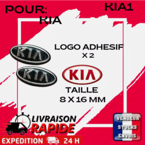 2x Logo emblème Clé clef pour KIA PICANTO NIRO SPORTAGE SORENTO RIO CARENS CEED