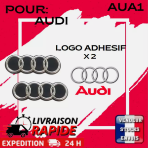 2 x Stickers de Remplacement pour Clés Audi 🔑✨